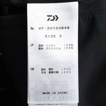 未使用 D-VEC WINDSTOPPER PRODUCTS BY GORE-TEX LABS VEST サイズ3 ブラック VF-2VT03848 ディーベック ゴアテックス ナイロン ベスト_画像5