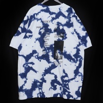 TOGA PULLA × BOY’S OWN TIE DYE PRINT T-SHIRT ブルー TC241-JK521 トーガプルラ ボーイズオウン タイダイプリントTシャツ 半袖_画像2