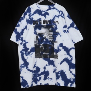 TOGA PULLA × BOY’S OWN TIE DYE PRINT T-SHIRT ブルー TC241-JK521 トーガプルラ ボーイズオウン タイダイプリントTシャツ 半袖