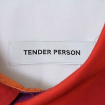 TENDER PERSON THERMOGRAPHY SHIRT サイズ4 マルチ テンダーパーソン サーモグラフィー半袖シャツ_画像5