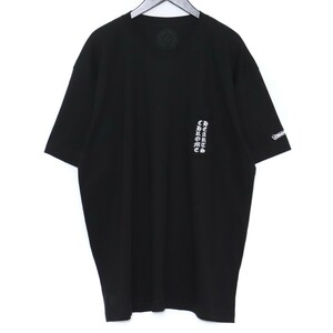 未使用 CHROME HEARTS 大阪限定スクロールTシャツ XXLサイズ ブラック クロムハーツ OSAKA LIMITED SCROLL TEE 半袖カットソー プリント