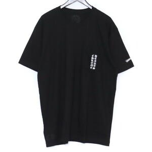 未使用 CHROME HEARTS 大阪限定スクロールTシャツ XLサイズ ブラック クロムハーツ OSAKA LIMITED SCROLL TEE 半袖カットソー プリント