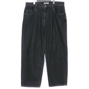 COOTIE ワイドデニムパンツ XLサイズ ブラック クーティ wide denim pants