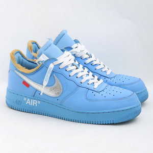 OFF-WHITE × AIR FORCE 1 LOW '07 "MCA UNIVERSITY BLUE" CI1173-400 （ユニバーシティブルー/ホワイト/ユニバーシティレッド/メタリックシルバー）