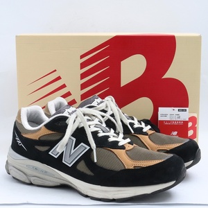 28cm NEW BALANCE 990 V3 BB3 マルチカラー M990BB3 ニューバランス サイドロゴ ローカット スニーカー