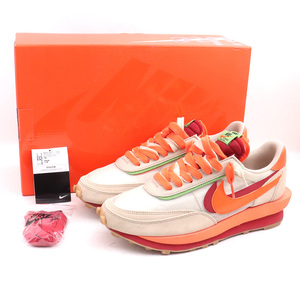 28cm NIKE × SACAI × CLOT LD Waffle Orange Blaze DH1347-100 ナイキ サカイ クロット LDワッフル オレンジブレイズ スニーカー