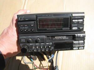 Kenwood cassette deck KRC-909 equalizer KGC-707 in set KENWOOD spare na retro old car high speed have lead 