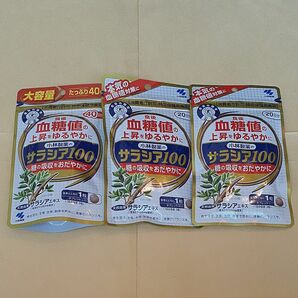 小林製薬　サラシア100 40日分×1袋、20日分×2袋
