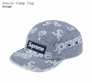 新品 Supreme Denim Camp Cap Stripe / シュプリーム デニム キャンプ キャップ ストライプ 24SS 即納