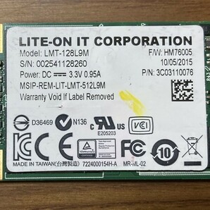 【使用時間・小】LITEON ライトン LMT-128L9M（mSATA接続 SSD 128GB）
