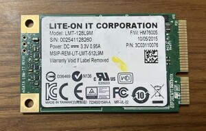 [ время использования * маленький ]LITEON свет nLMT-128L9M(mSATA подключение SSD 128GB)