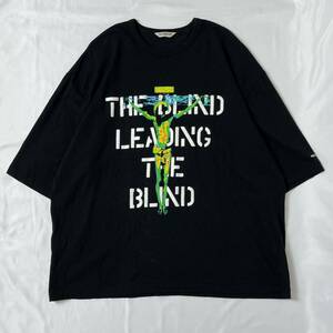 COOTIE×BLIND クーティ×ブラインド Jesus Oversized S/S Tee ジーザス オーバーサイズ 半袖Tシャツ ブラック Lサイズクルーネック 