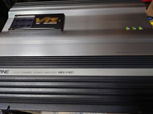 ALPINE MRV-F407 中古品　パワーアンプ