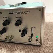 FUNCTION GENERATOR ファンクション ジェネレータ MODEL FG-121B NF回路設計ブロック 通電OK 現状品_画像2