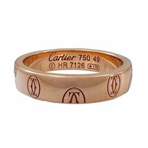 CARTIER　カルティエ　リング　ハッピーバースデー　750　K18　PG　ピンクゴールド　49　9号　指輪_画像2