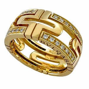 BVLGARI　ブルガリ　リング　パレンテシ　ダイヤモンド　750　K18　YG　50　9号　指輪