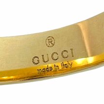 GUCCI　グッチ　リング　アイコン　GG　ロゴ　K18　YG　750　10　9.5号　指輪_画像8