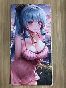 【高品質】a10　原神　神里綾華 セクシー かわいい 美人 美少女 巨乳　アニメ プレイマット　ラバーマット　新品未使用品