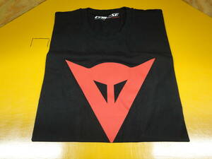 DAINESE T-SHIRT ダイネーゼ T-シャツ BLACK REDロゴマーク Mサイズ
