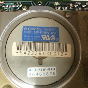 【送60サイズ】未チェックジャンク扱い SONY MP-F75W-12Gの画像4