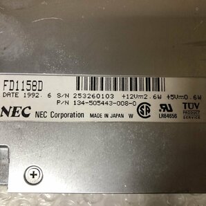 【送60サイズ】未チェックジャンク扱い NEC FD1158D PC-98など用FDDの画像4