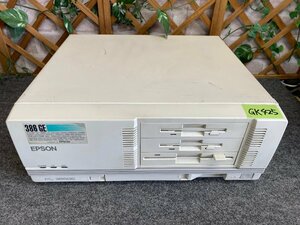 【送140サイズ】EPSON　PC-386GE3　i386SX-16MHz/MEM1.6MB/HDD無/FDD 3ドライブDOS起動OK/FM音源音出OK