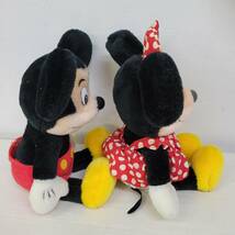 0514-203□レトロ ミッキー ミニー ぬいぐるみ 人形 Disney mickey ミニーマウス ヴィンテージ 汚れ有 現状品 _画像4