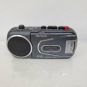 0516-204□ジャンク アイワ aiwa ラジカセ RM-P300 2001年製 FM/AM RADIO cassette RECORDER 通電・動作未確認 