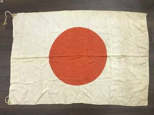 0501-10◆古い 日の丸 日章旗 旧日本軍 国旗 史料 当時物約69×100cm