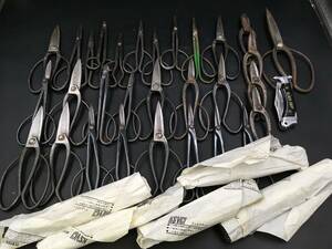 0509-106* tongs pruning .30ps.@ set sale Showa Retro that time thing antique bonsai small size knife 