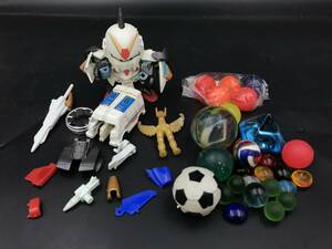 EK0530-02◆SDガンダム 他 ロボットパーツ フィギュア ターボレンジャー スーパーボールなど まとめて おもちゃ 玩具