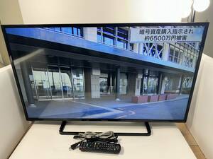 No060　パナソニック　VIERA　４３型　LED　液晶　テレビ　/2018年製　TH-43F300HT