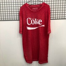 K29 Tシャツ 赤　コカコーラ　XL　企業ロゴ　ビッグシルエット　_画像1