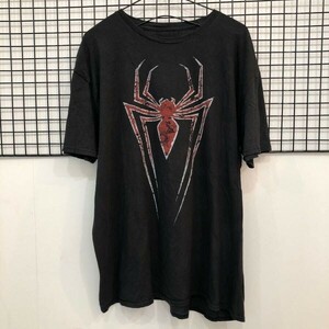 K3 マーヴェル スパイダーマン 半袖 Tシャツ 黒　XL ブラック