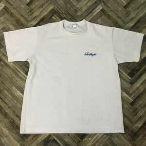 ヤM398 ミズノ 帝京 実使用 半袖トップス Tシャツ ホワイト L メンズ