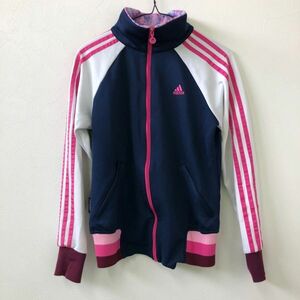 S119 ジャージ adidas アディダス 紺/ピンク　S