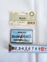 mont-bell ワッペン 未開封 モンベル スクエア WAPPEN 当時物 コレクション アンティーク レトロ雑貨 ヴィンテージ(051011)_画像3