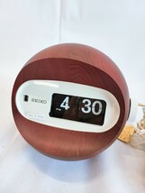 昭和レトロ SEIKO DZ 610 パタパタ時計 DEGITAL CLOCCK アンティーク 置時計 時計 日本製 当時物 コレクション DZ610(051036)_画像2