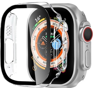 ER-178@アップルウォッチ カバー 49mm 対応 Apple Watch Ultra2/Ultra 49mm ケース アップルウォッチウルトラ2/ウルトラ ケース 49mmクリア