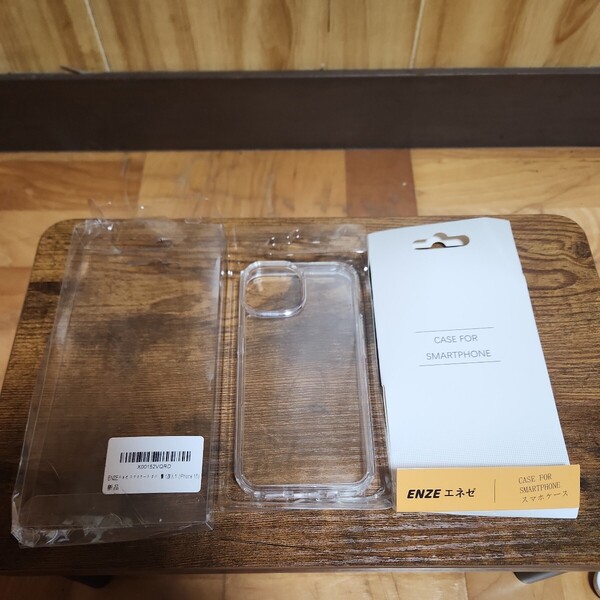 ER-193@iPhone15用 ENZEエネゼ スマホケース カバー クリアケース アイフォンケース 耐衝撃
