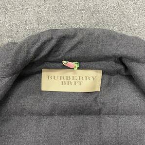 J644-Z9-669 BURBERRY BRIT バーバリー ブリット ダウンベスト グレー サイズ/S-SF ジャケット 上着 メンズ ポリエステル アパレル ④の画像5