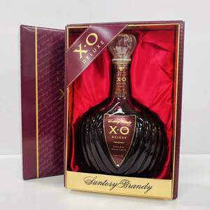 K274-Z9-647[ not yet . plug ]SUNTORY Brandy Suntory brandy X.O deluxe Deluxe box attaching 700ml 40% sake alcohol ②