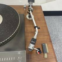 M231-Z14-224 GARRARD ガラード 401 ターンテーブル 通電確認済み レコードプレーヤー 付属品有り オーディオ機器 SHURE TYPE IV ②_画像3