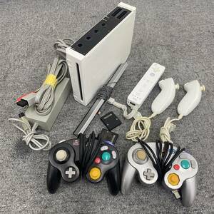 N215-Z15-296 Nintendo 任天堂 Wii RVL-001 通電確認済み ホワイト コントローラー/リモコン/ACアダプタ付き ゲーム機 ゲーム テレビゲーム