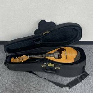 O208-Z12-139 Sugimoto . man .2003/12 month mandolin hard case attaching length 64× width 20× thickness 15( approximately /.) Brown stringed instruments musical instruments musical performance music ②