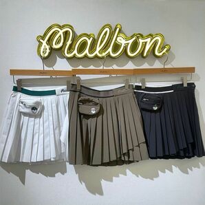 【M】malbon ゴルフ レディース マルボン スカート スクールスカート
