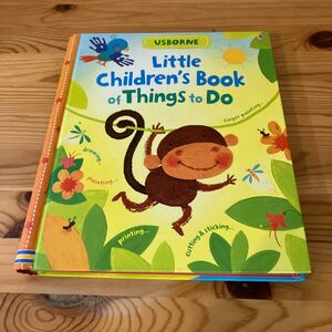 洋書 絵本 児童書 Little Children’s Book of Things to Do US BORN finger painting drawing cutting & sticking