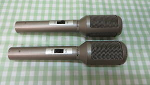  Victor MD-262 electrodynamic microphone ro ho n2 pcs set ( used )