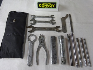 [4592]HM stamp equipped Honda /HONDA original other? used loaded tool both . spanner 10-12,14-17,17-19 Flyer also HM stamp equipped bike repair 