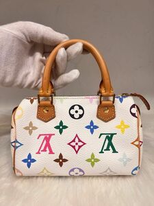 ルイヴィトン　マルチカラー　ミニスピーディ　ミニスピ　 LOUIS VUITTON ハンドバッグ　 モノグラム　